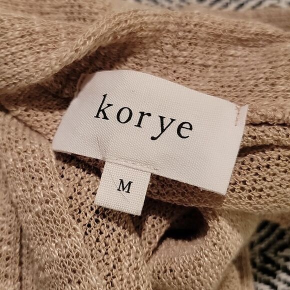 KORYE Elegant Cream Open-Front Sweater sz med - Picture 7 of 7